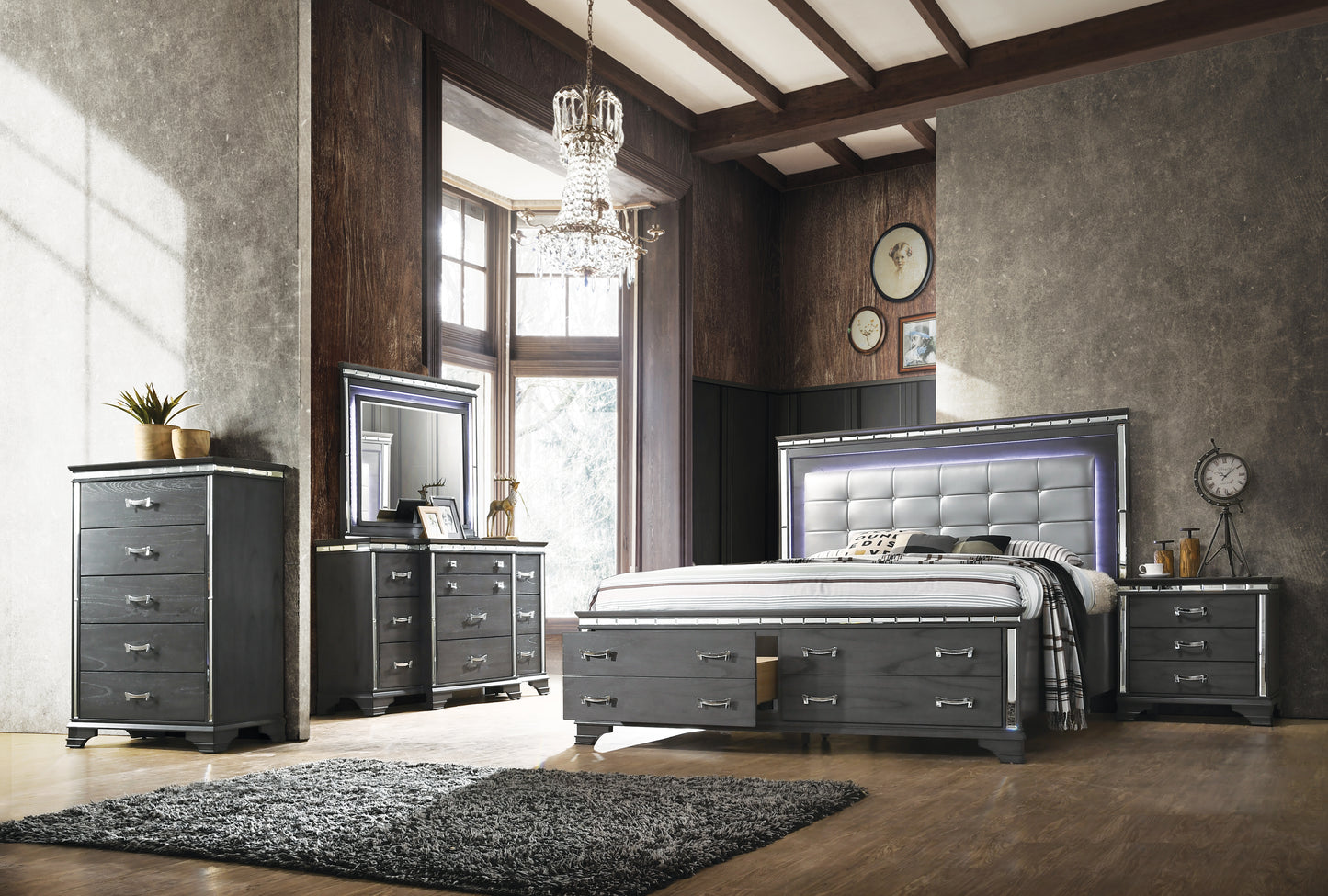 B107 Complete Bedroom Set