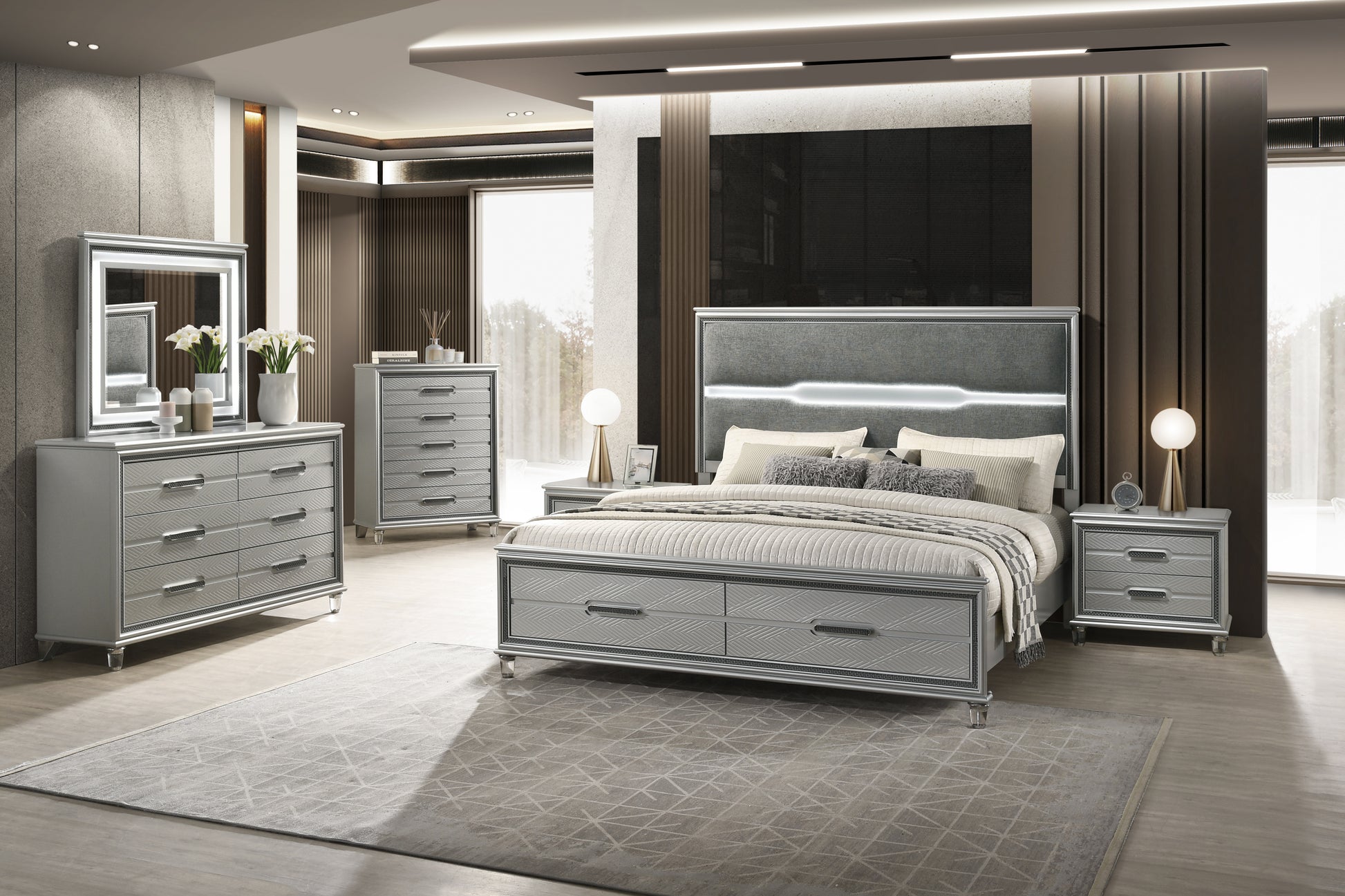 B136 Complete Bedroom Set